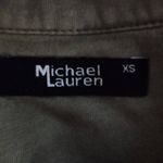 Michael Lauren Micheal Lauren Olive Green Henley NWT Size XS Green Knit Top Photo 5