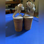 Cole Haan Kathlyn Bootie II W05352 Open Toe Block Heels 10.5 Grey Photo 3