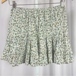 Urban Outfitters  Small Ditsy Floral Ruffle Boho Cottagecore Elastic Mini Skirt Photo 1