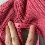 TACH Pink Knit Melinda Crop Sweater Top Pink Photo 7