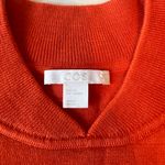 COS Woman’s Small 100% Wool Collared Bright Orange Oversized Sweater Casual Photo 1