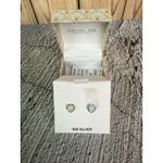Rachel Zoe NEW IN BOX Heart Shaped Opalite 925 Sterling Earrings Photo 8