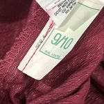 Alfred Angelo  Dress 9/10 Maroon Union USA Made Pearls Puff Sleeves Bow Vintage Photo 6