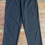 IC Collection Button Hem Slim Straight Crops Ankle Pants Photo 0