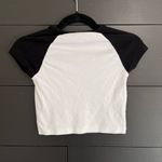 RIPPLE Black & White 8 Ball Women’s Baby Tee Graphic T Photo 1