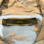 Oilily Vintage Green Blue Textured Double Zipper Knit Cardigan Bomber Jacket L Size L Photo 3