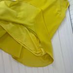 Suncoo Women’s Yellow Drop Waist Mini Dress Ruffles Sleeveless Loose Fit Size S Photo 6