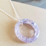 Silver Lavender Necklace Photo 1