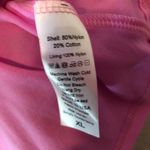 LuLaRoe Lola Skirt Black Floral Lace over Bright Neon Pink Lining Sz XL NWT Photo 9