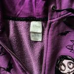 Disney Nightmare Before Christmas Jack & Sally Purple Zip Hoodie Store 2XL Goth Photo 4