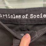 Articles of Society Coated Jeans Studded Black Stretch Size 30 Moto Punk Glam Photo 4