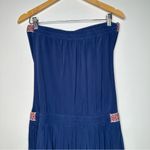 Gypsy 05 Global Village 100% Silk Cairo Strapless Maxi Dress Size Medium Photo 7