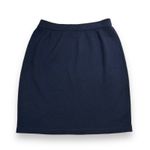 St. John  Collection Santana Knit Wool Blend Mini Skirt‎ Womens 6 Navy blue Photo 1