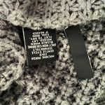 Ultra Flirt Gray and white striped waffle knit sweater Photo 5