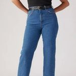 Levi's Premium RIBCAGE STRAIGHT ANKLE WOMEN'S JEANS 26x27 Jazz Pop Medium Wash Photo 0