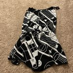 Adidas Black and white polyester patterned tie spaghetti strap romper never worn Photo 7