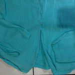 Athleta Turquoise Blue Sheer Lightweight Long Sleeve Swim Cover Women's M Photo 5