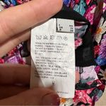 PINKO FLORAL SATIN BUTTON FRONT LONG SLEEVE SHEATH FAUX WRAP MINI DRESS Pink Size 8 Photo 10