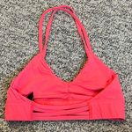 PINK - Victoria's Secret PINK Victoria’s Secret Ultimate Unlined Hot Pink Halter Sports Bra Size XS Photo 1