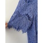 Preston & York Blue Lace Short Sleeve Knee Length Dress Women’s Size 12 Photo 5