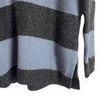 Madewell  Rugby Striped Oversized Charcoal Blue Polo Sweater Size XS Photo 8