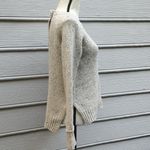 Willi Smith  Button Back High Low Knit Wool Blend Sweater Photo 3