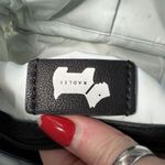 Radley London Folk Dog Scottie Dog Backpack Nylon Zip Top Bag Black White FLAWED Photo 10