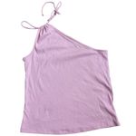 Old Navy One-Shoulder Pink Ribbed Knit Top Photo 1