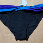 Bleu Rod Beattie Women’s  Size 6 Black Swim Bikini Bottom NWT Photo 0