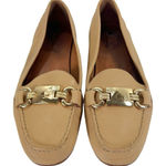 Kate Spade Carson Leather Loafers Beige Tan Flats Driving Shoes Photo 0