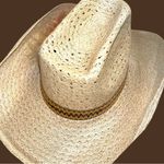 High Sierra Vintage  Tan straw Cowboy Hat. Unisex Photo 6
