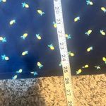 Croft & Barrow Womens Classic Polo Shirt Navy Blue Pineapple Print Size 1X Photo 4