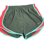 Nike  Dri Fit Womens Running Shorts Black Pink Teal Athletic Gym Size S Photo 0