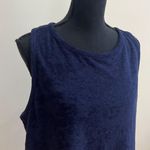 A New Day Navy Towel Material Tank Photo 1