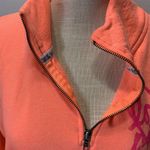 PINK - Victoria's Secret PINK Victoria’s Secret Pullover Bright Orange Sweatshirt Size Medium Photo 4