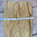 Abercrombie & Fitch  women’s pinch pleated tube top size medium yellow gold Photo 2