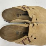 Birkenstock New Boston Suede Leather in Latte Cream sz 39 US 8 Photo 5
