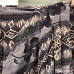 Charter Club Vtg charter‎ club 100% silk blue faux wrap midi skirt size 10 Photo 1