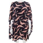 NWOT Valentino bird print cape dress Blue Photo 6