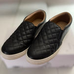 A New Day  Black Quilted Slip-On Loafers Photo 0