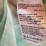 Chico's Chico’s Pale Mint Green Sheer Beach Cover Up Button Front Summer Lightweight 1/M Photo 6