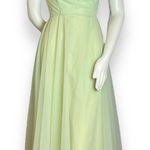 Vintage 50s Formal Dress‎ Prom Strapless Pale Green Elegant Hollywood Glamorous Size XXS Photo 0