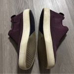 Rothy's The Chelsea Berry Lattice Fabric High Top Sneaker Slip On Boots Size 8.5 Photo 2