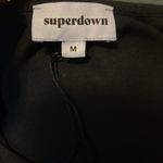 superdown Black Scoopneck Jumpsuit Size Medium Photo 2