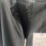 Theory NWT Wide Pant Black Multi Hounds Knit Trouser Size 10 Photo 6