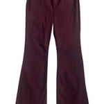 Old Navy Women's Burgundy High Rise Flare Jeans Secret Smooth Pockets Size 4 Photo 0
