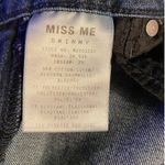 Miss Me Skinny Distressed Denim Blue Jeans Dark Wash 516 ~ Women's Size 26 Photo 7