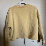 Vuori  Restore Crewneck Sweatshirt Sz Large in Yellow Golden‎ Photo 5