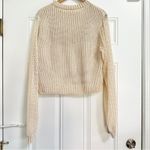 ZARA  Polka Dot Mesh Sleeve Sweater Photo 1