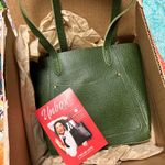 Portland Leather small Juliette tote avocado Green Photo 0
